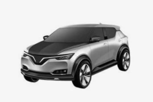Mẫu xe điện mới của VinFast có kiểu dáng SUV với phần đầu xe khá giống VinFast VF 8. 1