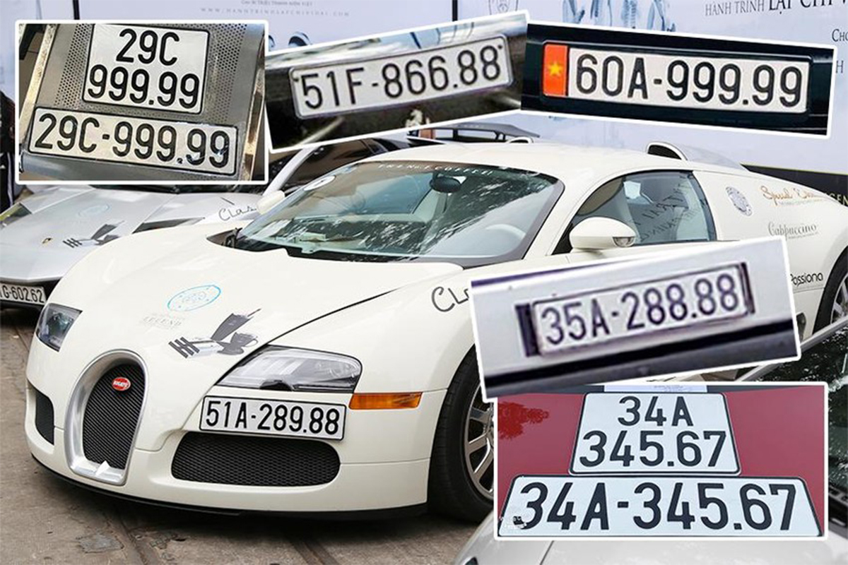 Giá khởi điểm của một biển số đấu giá ô tô là 40 triệu đồng.1