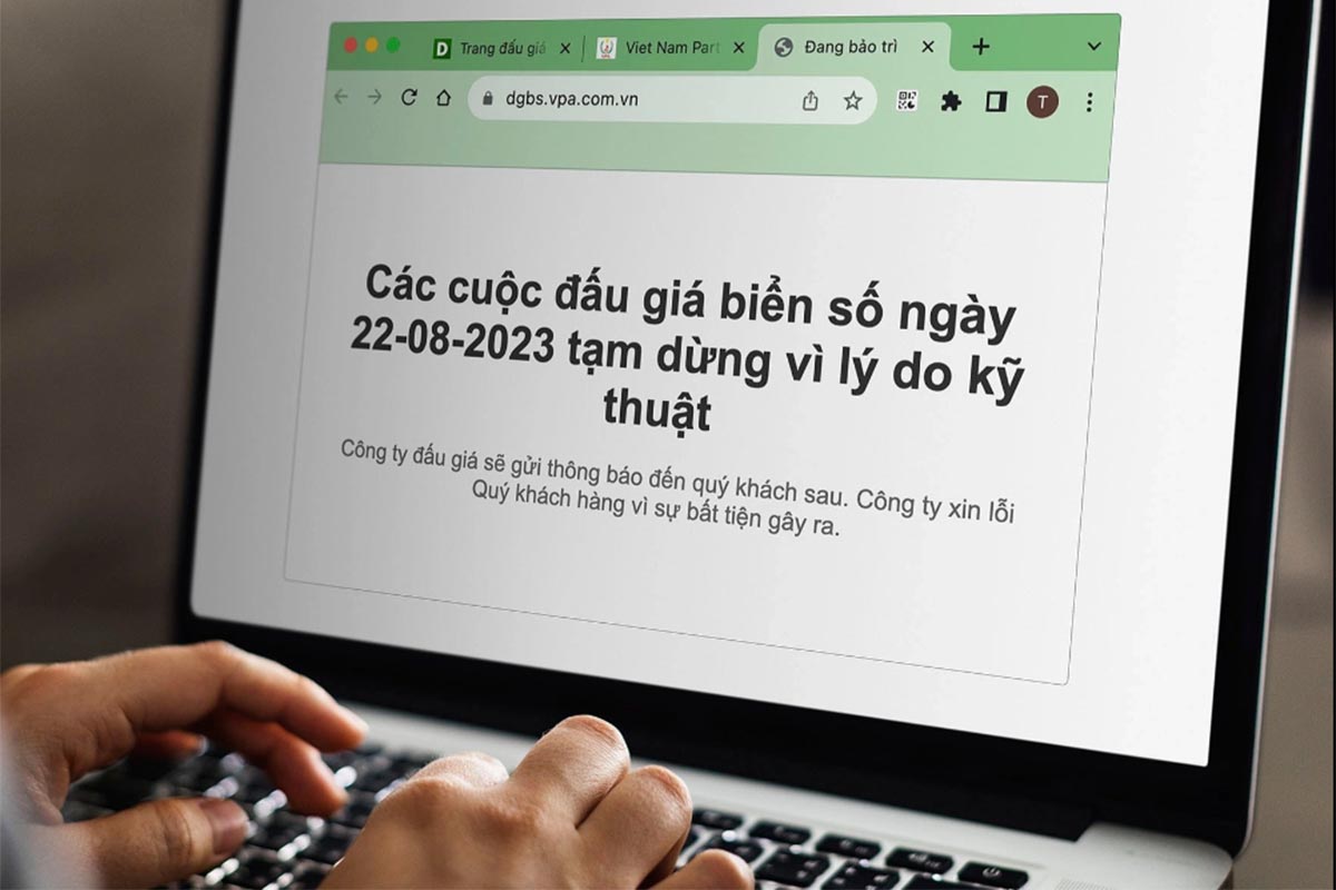 Hệ thống đấu gi&aacute; biển số lỗi, tiền cọc v&agrave; quyền lợi người tham gia được giải quyết như thế n&agrave;o? 1