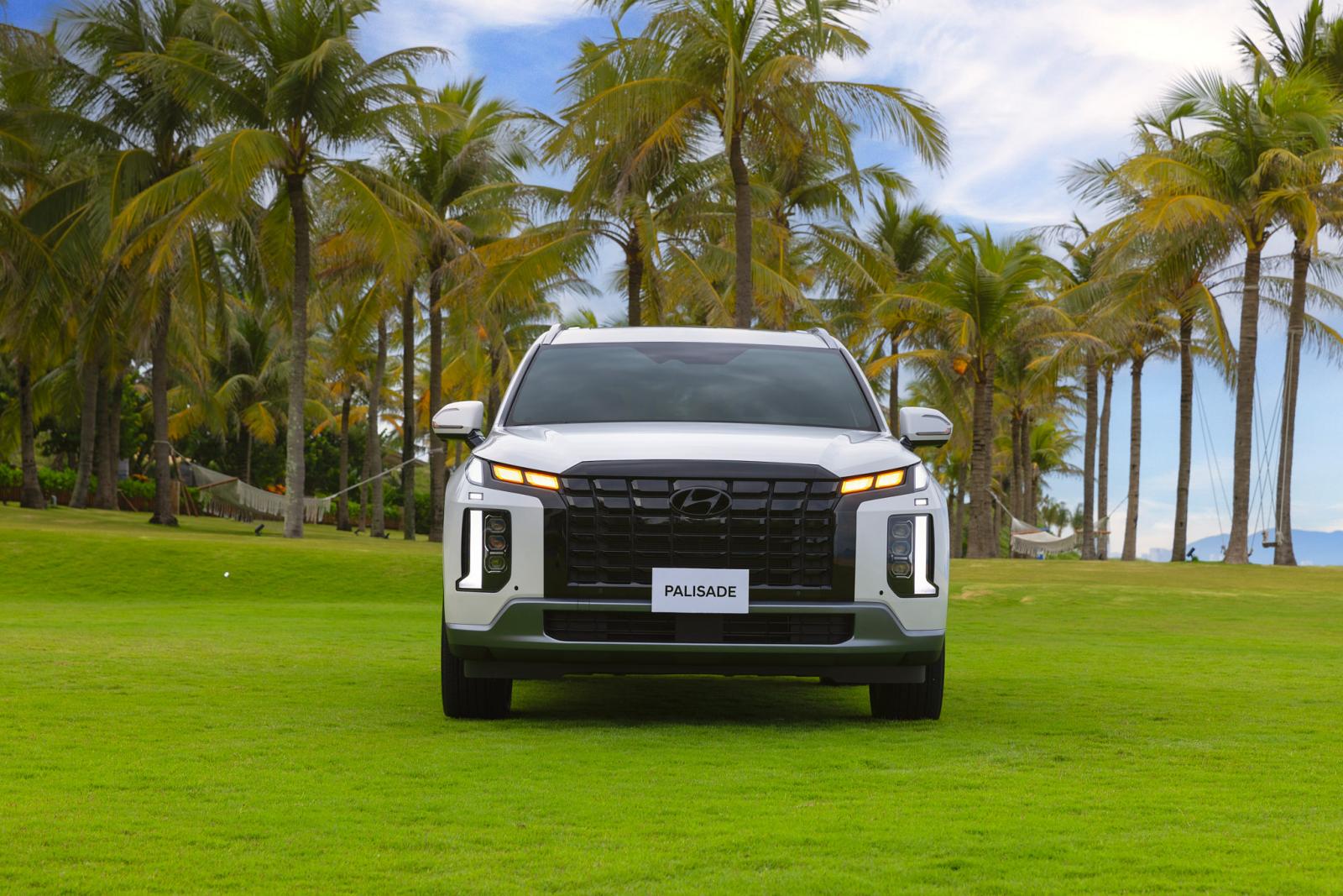Đầu xe Hyundai Palisade .