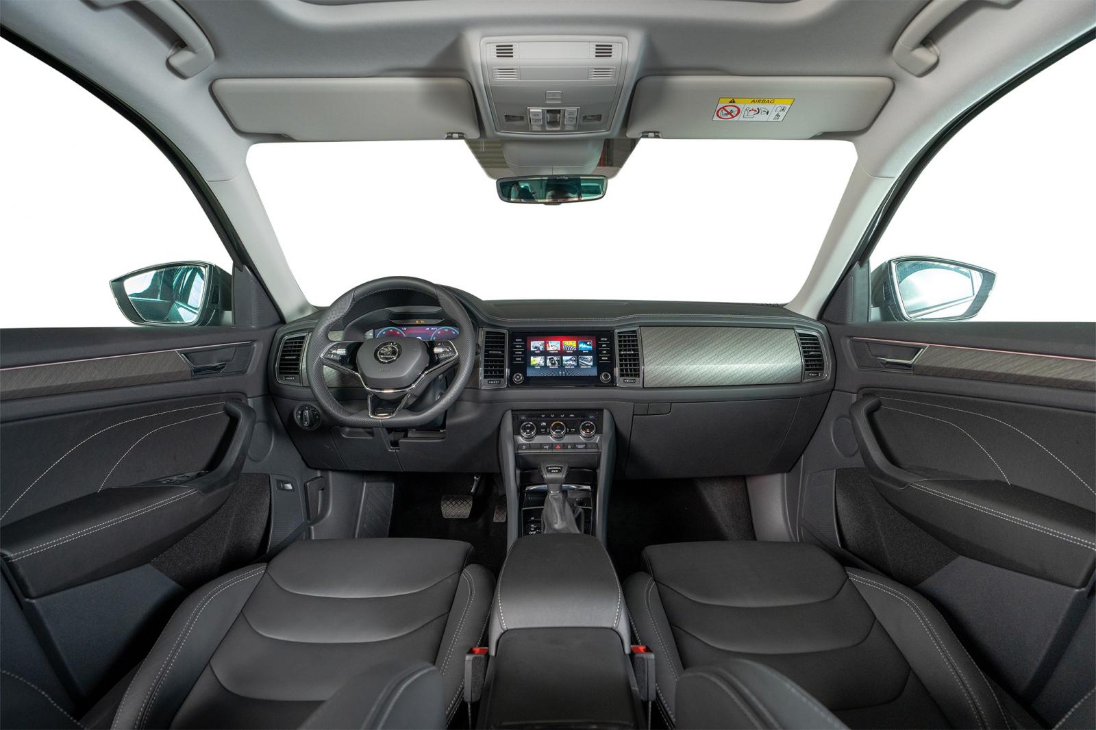 Nội thất xe Skoda Kodiaq.