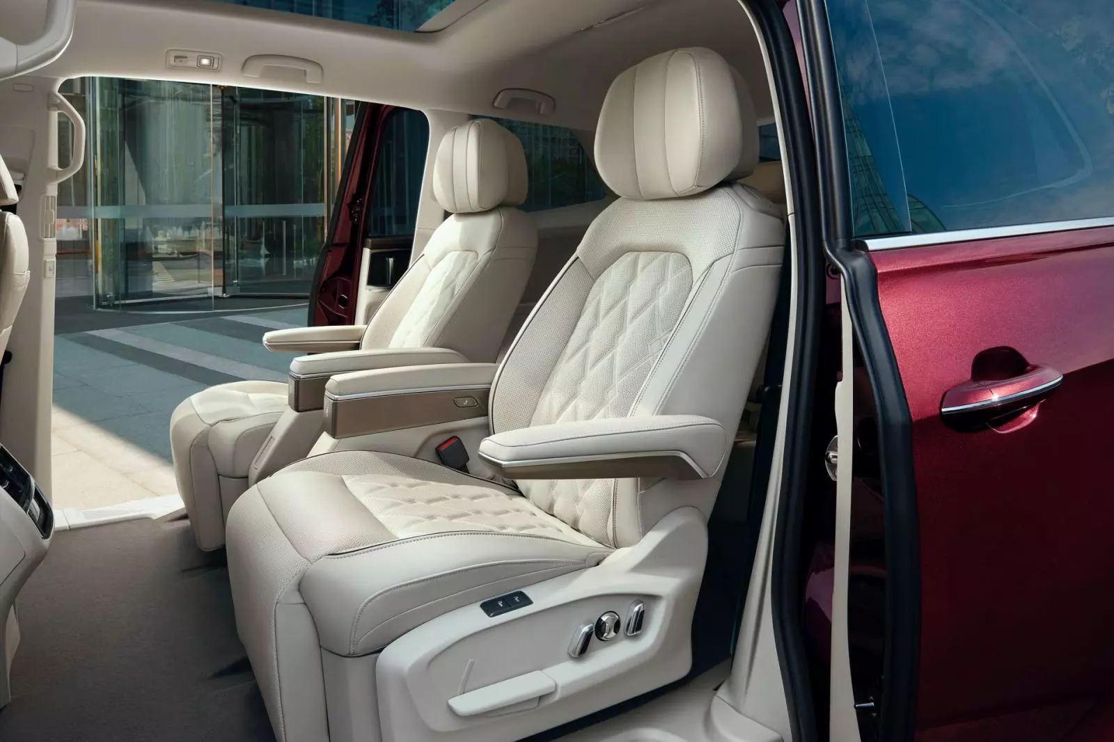 Thiết kế ghế ngồi trên xe Volkswagen Viloran 