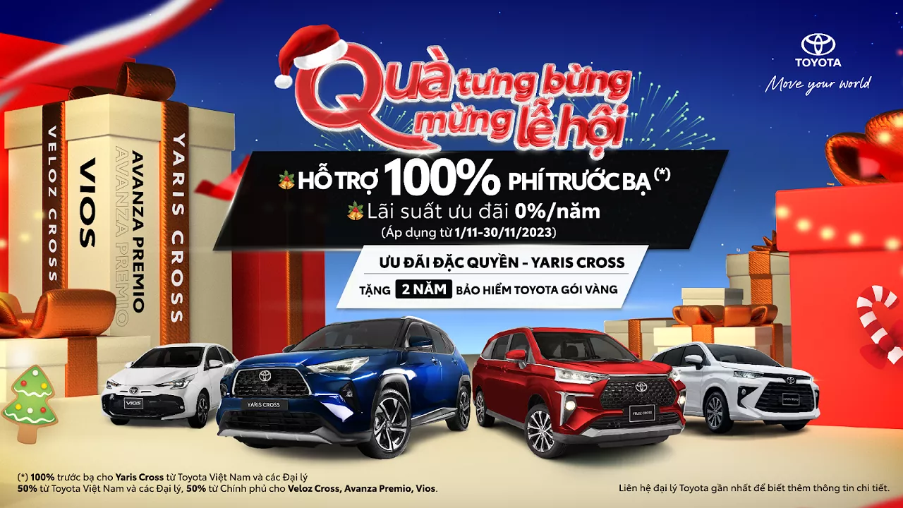 Toyota Việt Nam tung ưu đ&atilde;i khủng cho &ldquo;bộ tứ&rdquo; Vios, Veloz Cross, Avanza Premio v&agrave; Yaris Cross 1