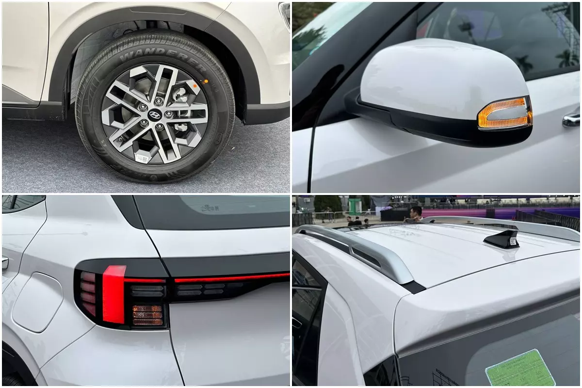 Một số trang bị ngoại thất trên Hyundai Venue.
