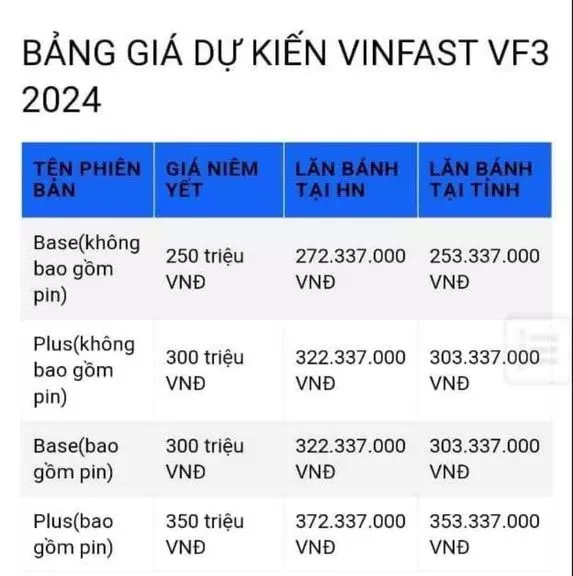 VinFast VF 3 lộ giá dự kiến chỉ 250 triệu đồng, ô tô điện Trung Quốc khó có cửa cạnh tranh 1
