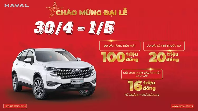 Haval H6 nhận ưu đãi lên tới 136 triệu đồng .