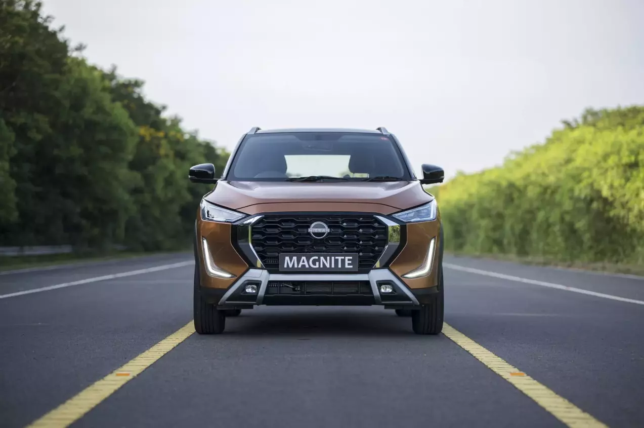 Đầu xe Nissan Magnite.