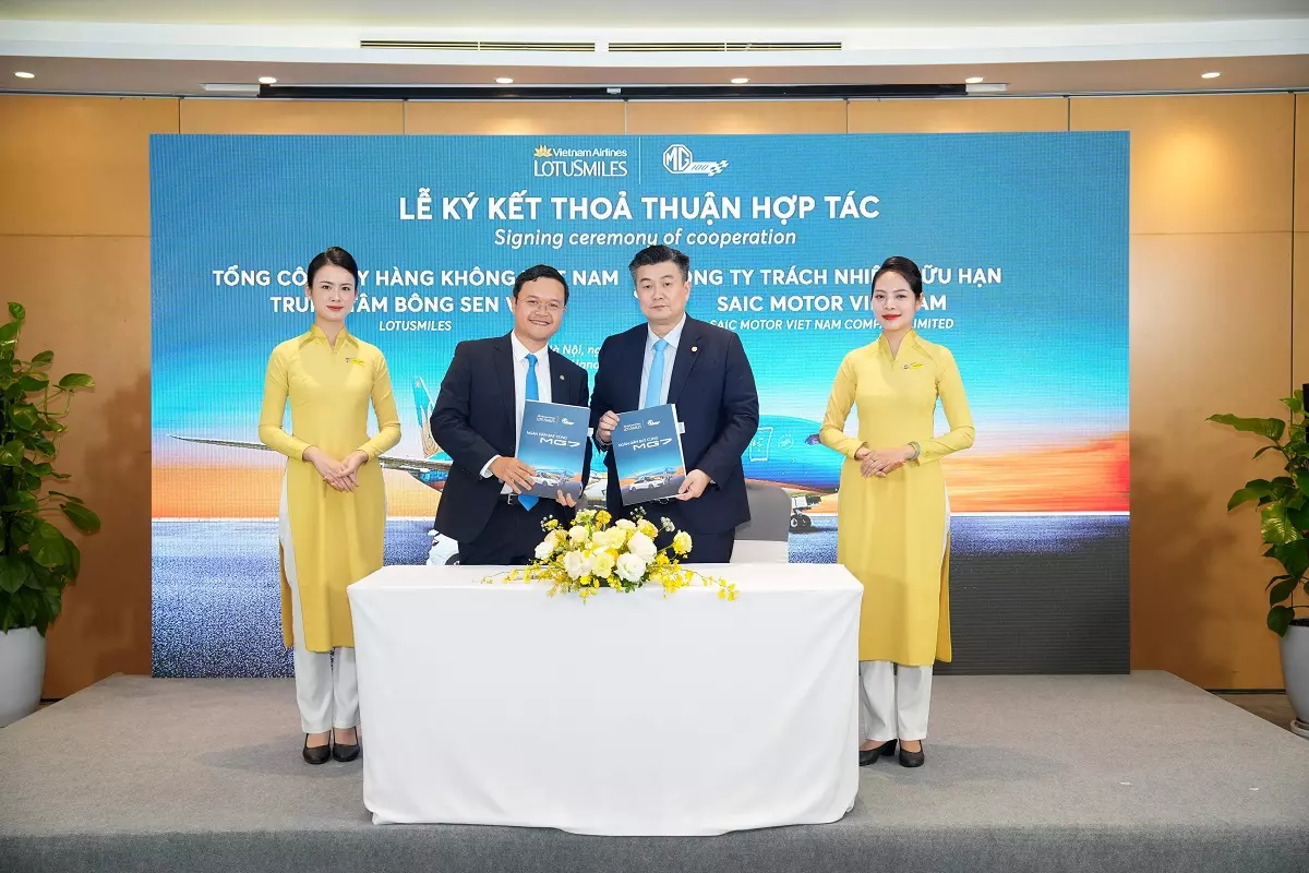 MG Việt Nam và Việt Nam Airlines hợp tác nâng tầm trải nghiệm người dùng.