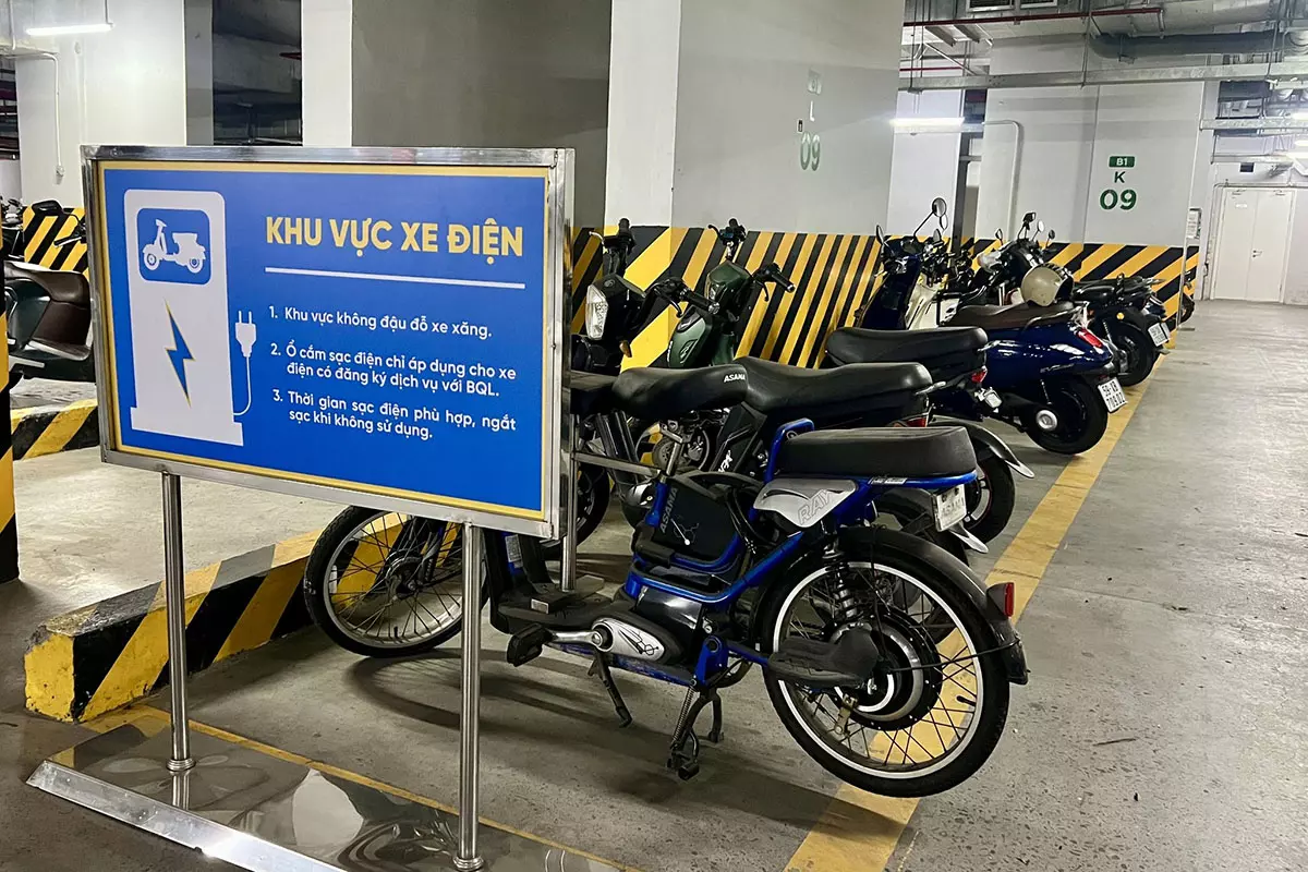 Một số chung cư không nhận giữ xe điện tại hầm gửi xe do lo ngại cháy nổ 1