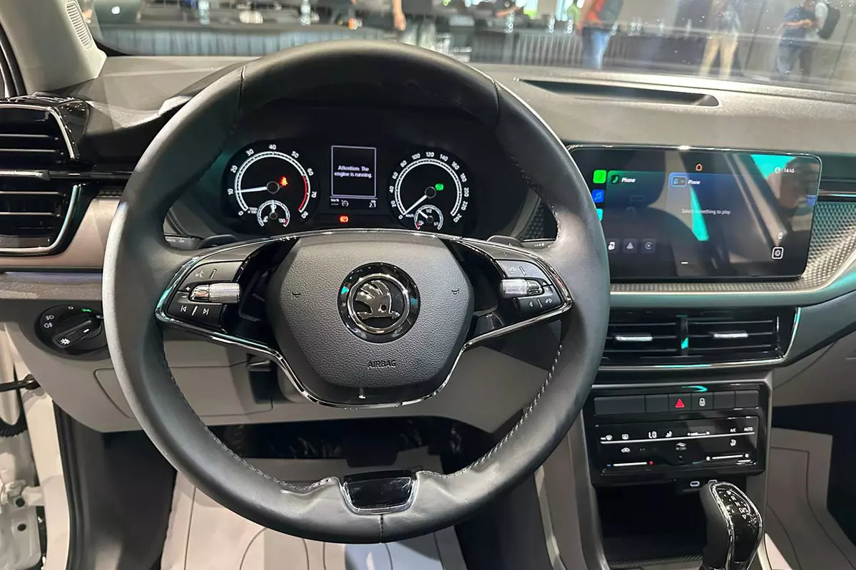 Nội thất Skoda Kushaq thiết kế thực dụng, tiện nghi 1