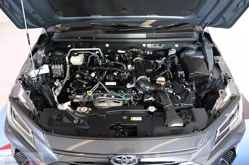 Động cơ lai giúp Toyota Vios Hybrid đạt mức tiêu thụ nhiên liệu ấn tượng.