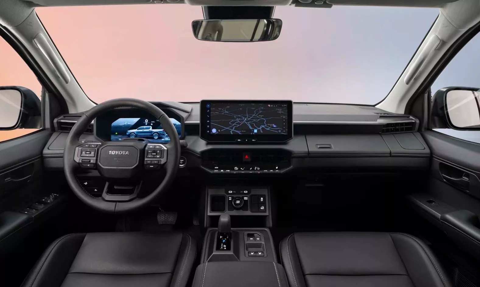 Khoang cabin Toyota Hilux thế hệ mới Khoang cabin Toyota Hilux thế hệ mới .