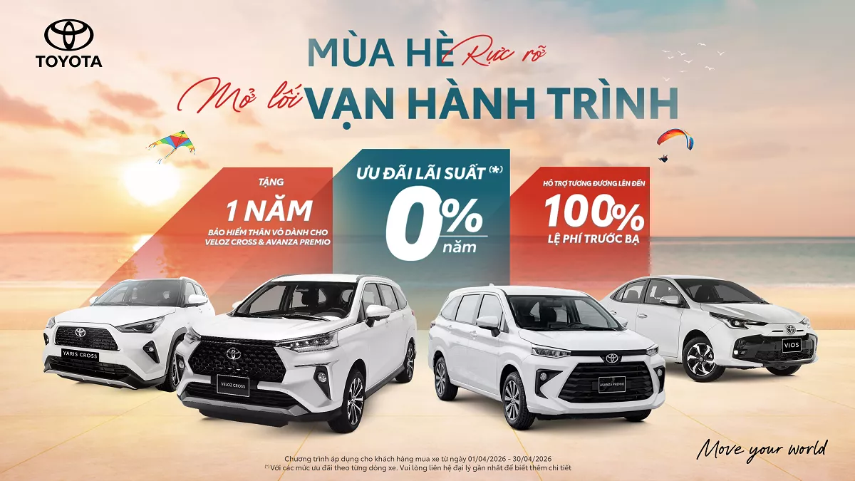 Toyota duy tr&igrave; sức mua với chương tr&igrave;nh ưu đ&atilde;i lớn trong th&aacute;ng 4 - Ảnh 1.
