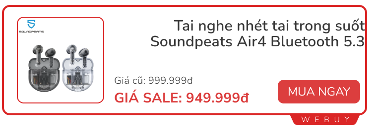 Loạt đồ hay đang sale: Tai nghe trong suốt, máy chiếu mini, máy ảnh vintage... mua làm quà 20/10 cũng hết nấc- Ảnh 3. Loạt đồ hay đang sale: Tai nghe trong suốt, máy chiếu mini, máy ảnh vintage... mua làm quà 20/10 cũng hết nấc- Ảnh 3.