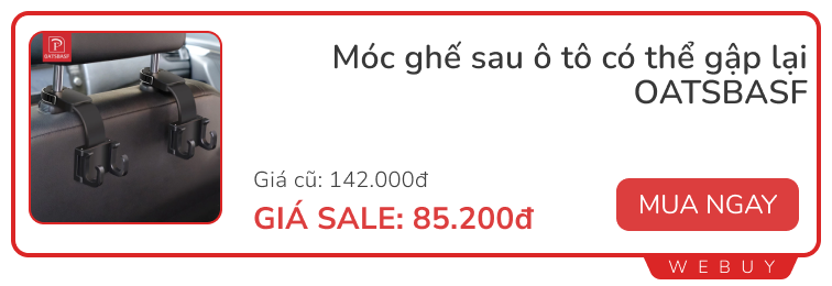 Check ngay 10 deal phụ kiện ô tô giảm tới 50%: Máy hút bụi, đế sạc cho đến búa thoát hiểm đa năng...- Ảnh 9.