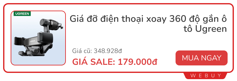 Check ngay 10 deal phụ kiện ô tô giảm tới 50%: Máy hút bụi, đế sạc cho đến búa thoát hiểm đa năng...- Ảnh 3.