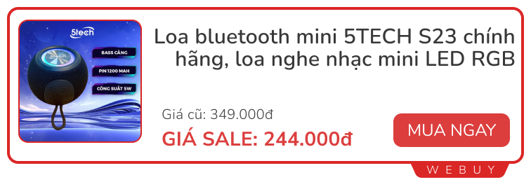 6 Deal tai nghe và loa chính hãng giảm sâu: SoundPeats, Edifier, Hoco, Baseus...- Ảnh 6.