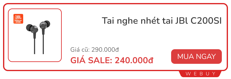 Deal 10/10 ngập tràn: Tai nghe JBL 240.000đ, cổng sạc nhanh 129.000đ, thiết bị định vị Xiaomi 199.000đ...- Ảnh 4.