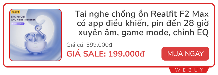 10+ deal đầu tháng giảm đến nửa giá: Tai nghe Redmi 259.000đ, cáp sạc 100W giá bằng cốc cafe, chuột trong suốt giảm 44%...- Ảnh 1.