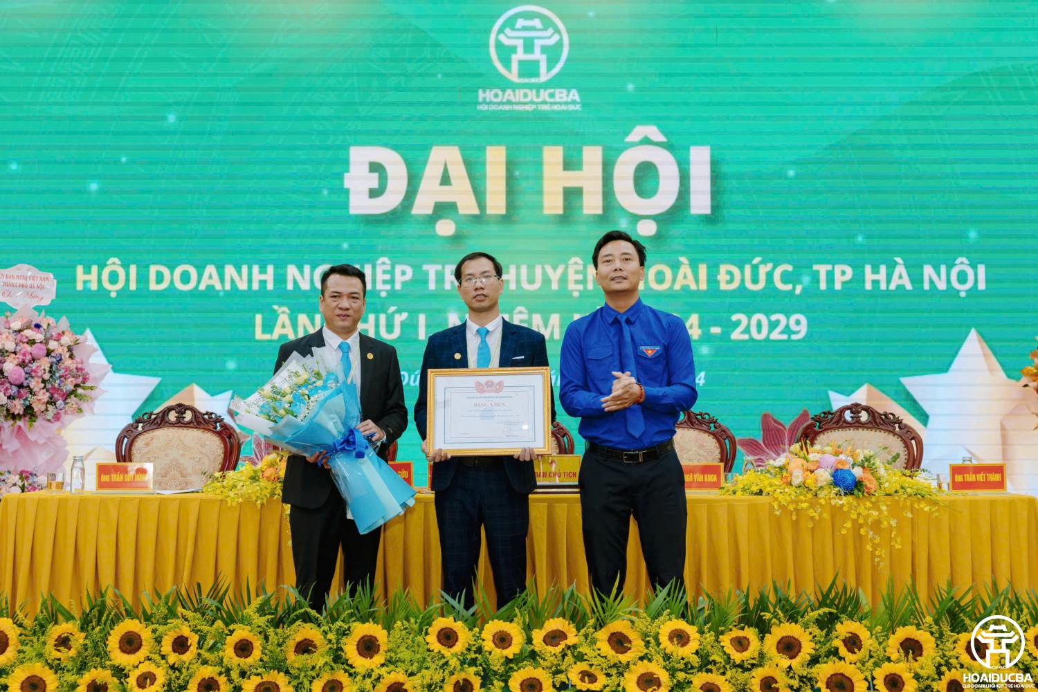 Đại hội Hội Doanh nghiệp trẻ huyện Hoài Đức lần thứ nhất, nhiệm kỳ 2024 - 2029- Ảnh 9.