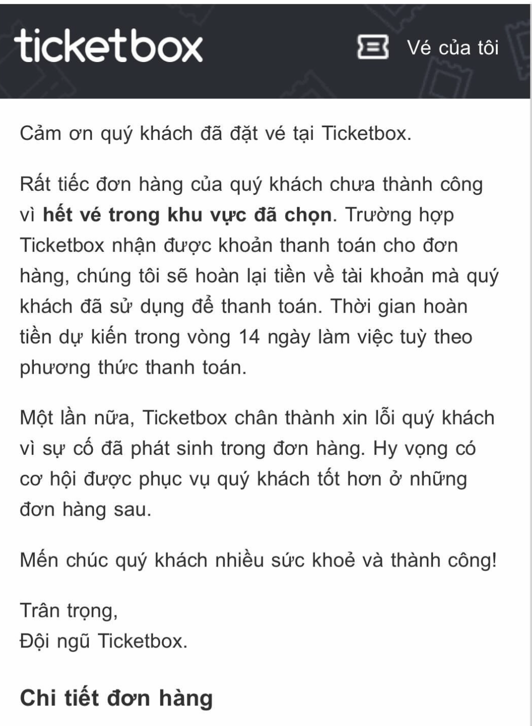 Dân tình kêu trời vì bị hủy vé concert "Anh trai chông gai" dù đã thanh toán thành công: Chuyện này là sao?- Ảnh 6.