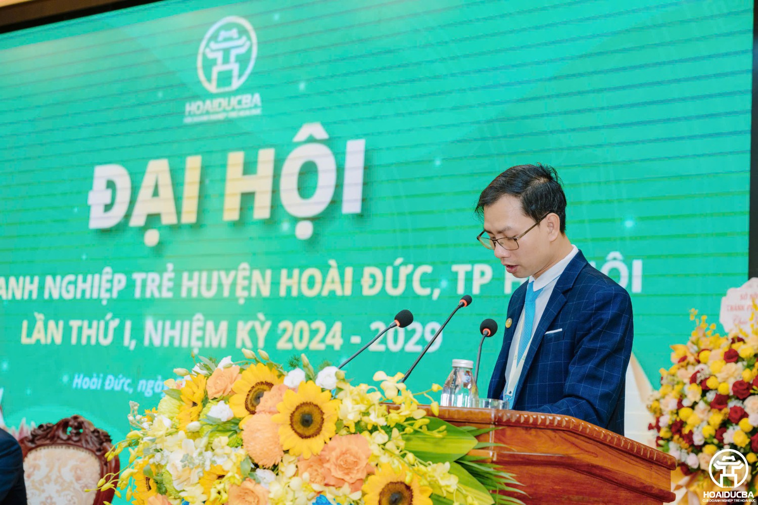 Đại hội Hội Doanh nghiệp trẻ huyện Hoài Đức lần thứ nhất, nhiệm kỳ 2024 - 2029- Ảnh 8.