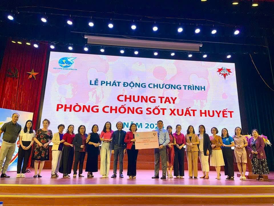 Khởi động chiến dịch "JUMBO VAPE - Chung tay phòng chống bệnh sốt xuất huyết" năm thứ 14. (Ảnh: Nguồn Maisen)