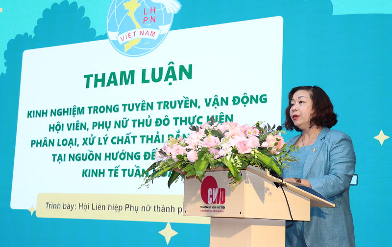 Tạp chí Tài nguyên và Môi trường tổ chức Diễn đàn “Phụ nữ tiên phong phát triển kinh tế tuần hoàn”- Ảnh 6.