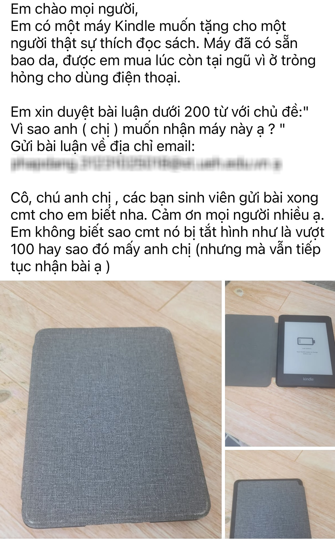 Chàng trai tặng máy đọc sách với yêu cầu viết bài luận 200 từ và câu chuyện xúc động phía sau: Hành trình trao gửi tri thức chạm tới trái tim hàng triệu người- Ảnh 1. Chàng trai tặng máy đọc sách với yêu cầu viết bài luận 200 từ và câu chuyện xúc động phía sau: Hành trình trao gửi tri thức chạm tới trái tim hàng triệu người- Ảnh 1.