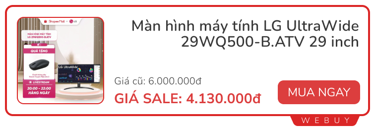 20 deal sale tưng bừng dịp đầu năm: Đồng hồ thông minh, tai nghe, màn hình, củ sạc, Mitag... chỉ từ 57.000đ- Ảnh 16.