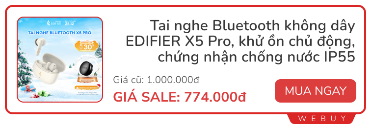 20 deal sale tưng bừng dịp đầu năm: Đồng hồ thông minh, tai nghe, màn hình, củ sạc, Mitag... chỉ từ 57.000đ- Ảnh 10.