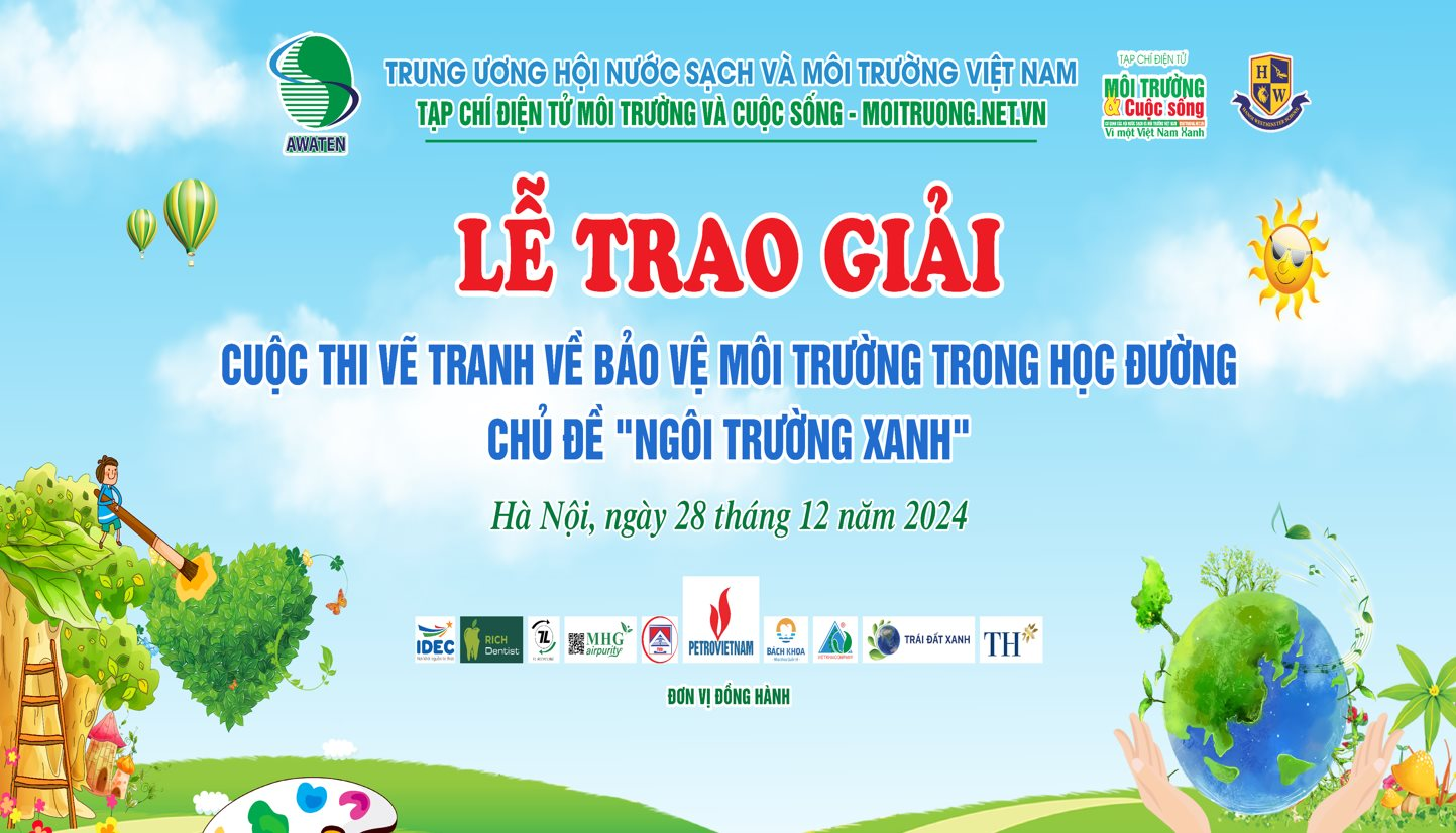 Ấn tượng Lễ trao giải Cuộc thi vẽ tranh về Bảo vệ môi trường trong học đường với chủ đề “Ngôi trường xanh”- Ảnh 1.