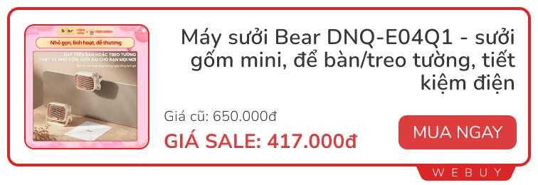 Săn đồ giá hời từ Philips, Panasonic, Bear, Jetzt...: Máy hút bụi, máy cạo râu, đồ gia dụng thông minh chỉ còn vài trăm- Ảnh 11.