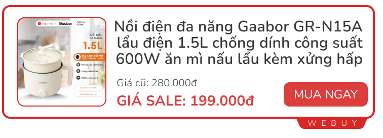 Săn đồ giá hời từ Philips, Panasonic, Bear, Jetzt...: Máy hút bụi, máy cạo râu, đồ gia dụng thông minh chỉ còn vài trăm- Ảnh 18.