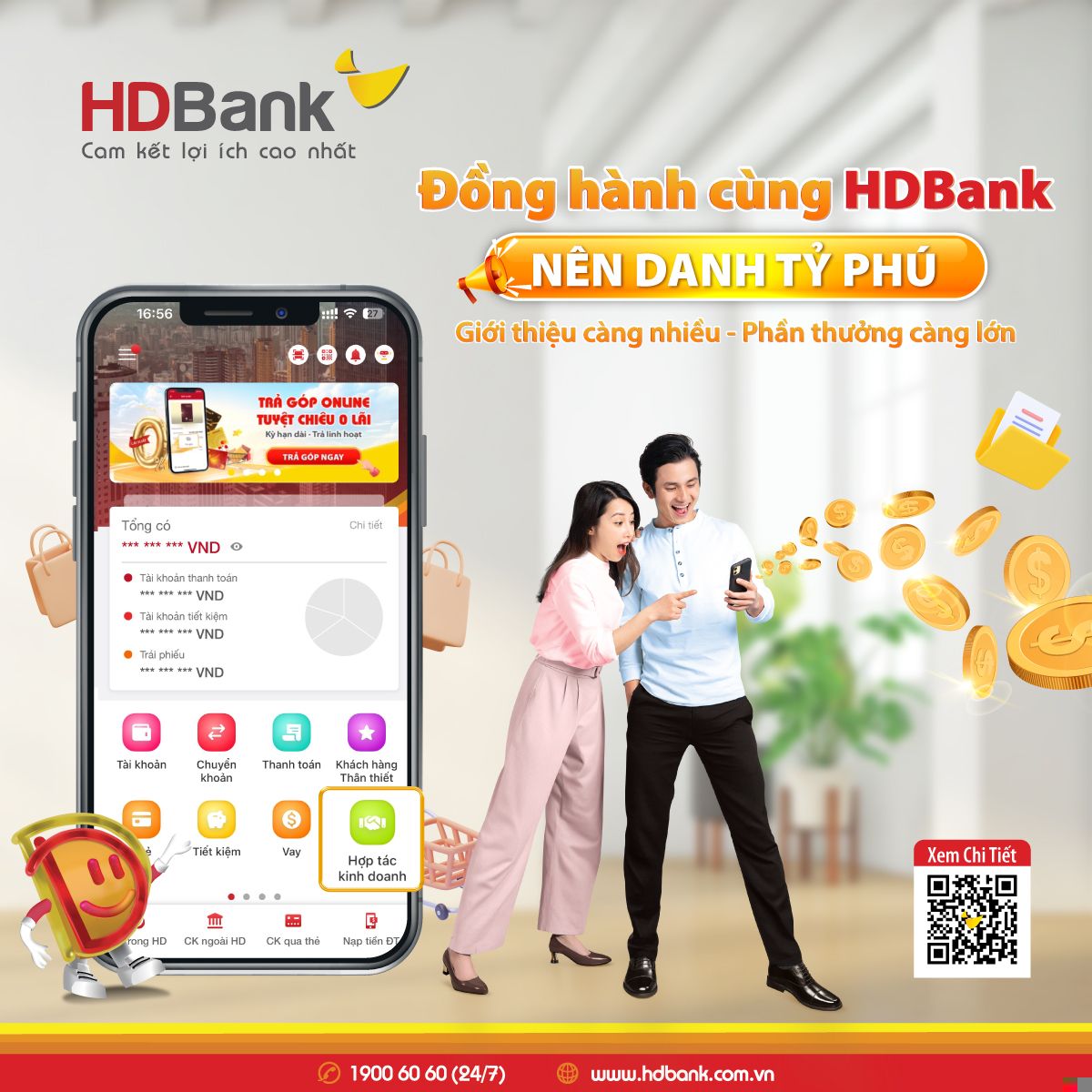 HDBank tặng một lượng vàng SJC cho khách hàng mỗi tháng- Ảnh 2.