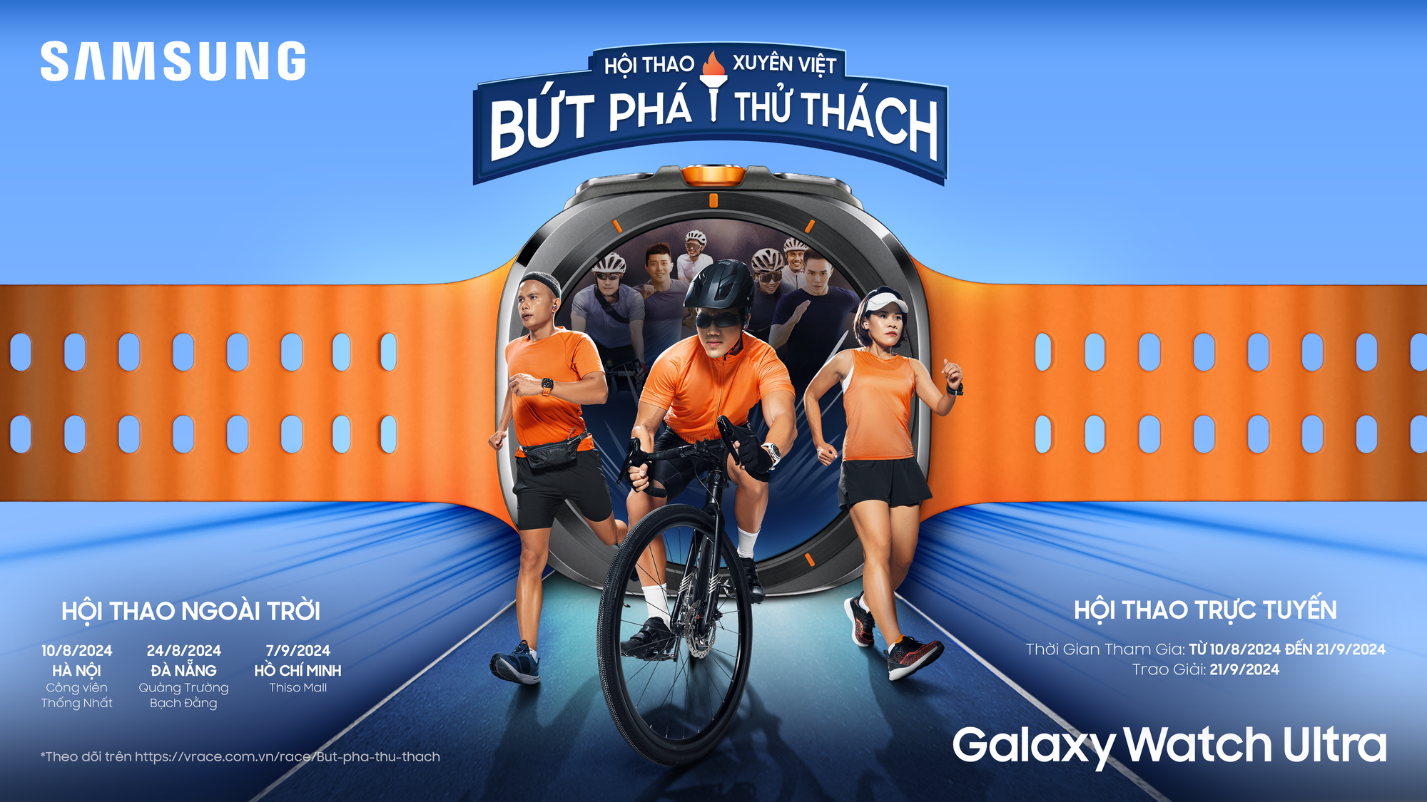 Không khí sôi động tại Hội thao xuyên Việt do Samsung tổ chức: Galaxy Watch Ultra nhận được sự quan tâm lớn- Ảnh 4.