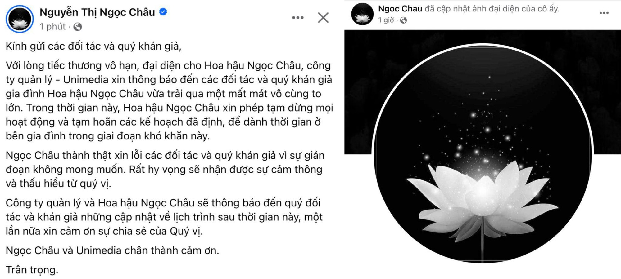 Mẹ của Ngọc Châu đột ngột qua đời, người hâm mộ xót xa lời hứa còn dang dở của nàng hậu- Ảnh 1.