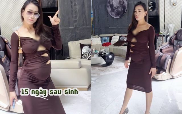 Phương Oanh lần đầu tiết lộ chiếc bụng sồ sề sau sinh: "Mỗi lần soi gương mà muốn trầm cảm"- Ảnh 1.