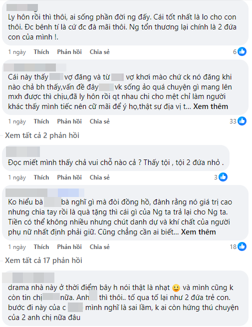 Drama tố nhau của cặp đôi nổi tiếng đã ly hôn, loạt mẹ bỉm bức xúc: "Nghĩ đến con không hay chỉ thỏa mãn cái tôi"- Ảnh 2.