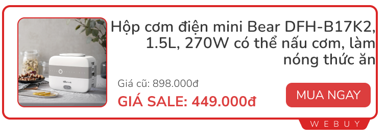 Philips, Electrolux, Bear... và loạt đồ gia dụng lại tung deal, có món giảm sâu chỉ còn vài chục nghìn- Ảnh 3.