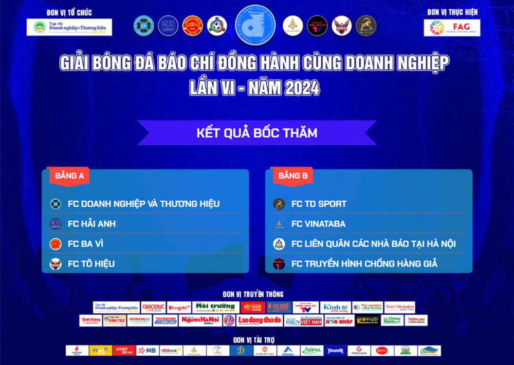 Bốc thăm chia bảng giải bóng đá “Báo chí đồng hành cùng doanh nghiệp” lần VI – năm 2024
- Ảnh 7.