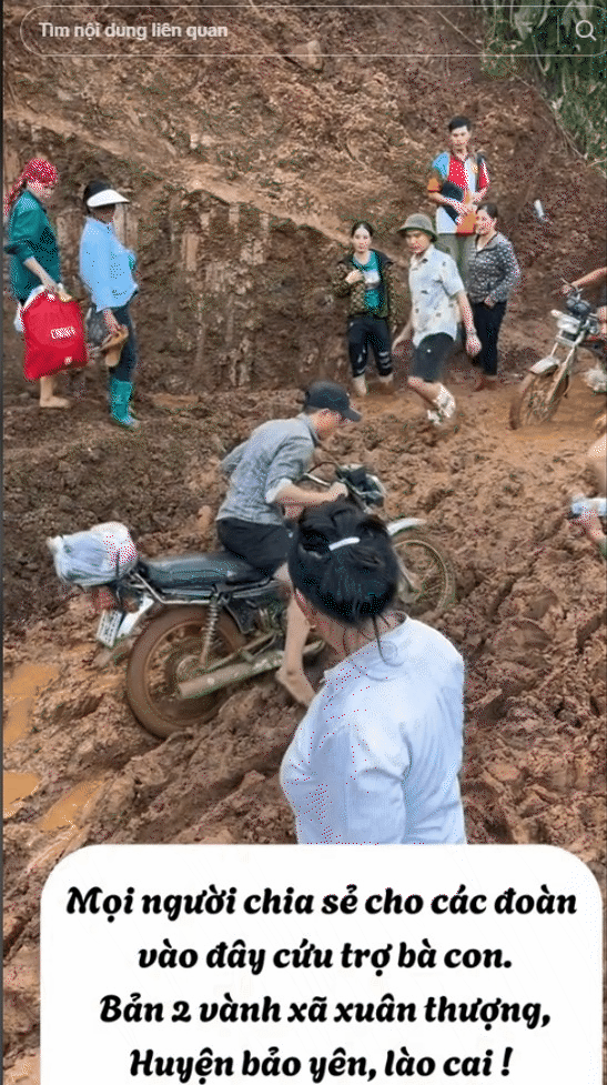 Nín thở dõi theo hành trình vượt bùn lầy, trèo đèo lội suối của đoàn xe cứu trợ tiến vào vùng lũ- Ảnh 18. Nín thở dõi theo hành trình vượt bùn lầy, trèo đèo lội suối của đoàn xe cứu trợ tiến vào vùng lũ- Ảnh 18.