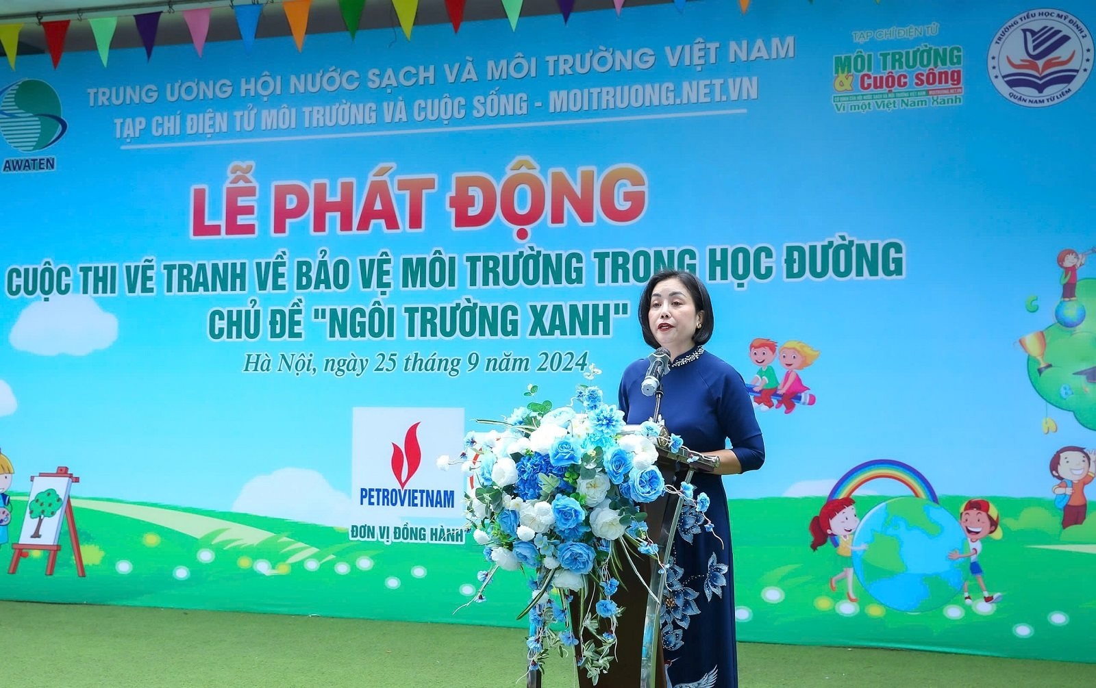 Phát động Cuộc thi vẽ tranh về Bảo vệ môi trường trong học đường – chủ đề “Ngôi trường xanh"
- Ảnh 6.