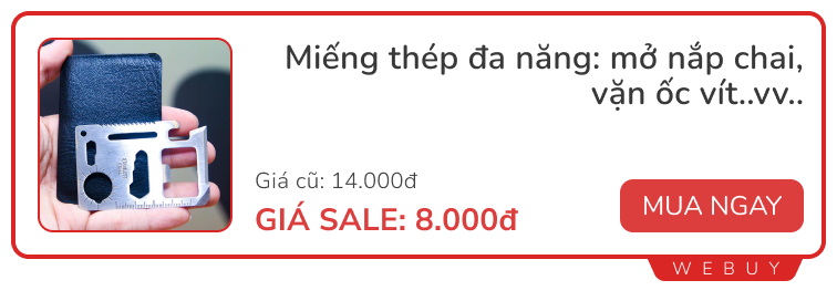 Chỉ từ 8.000 đồng có ngay món đồ đa năng vừa dùng trong nhà vừa hợp mang đi chơi- Ảnh 1.