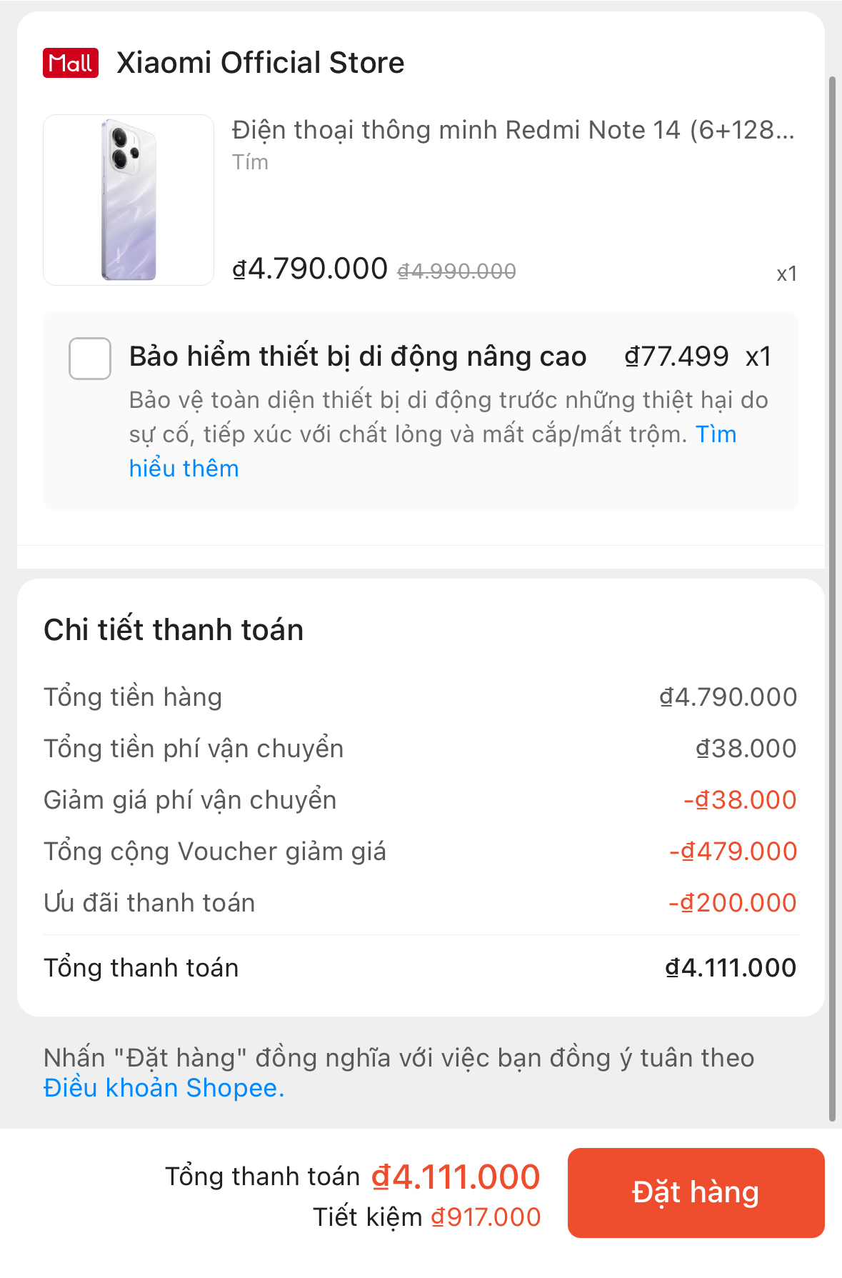 Smartphone "quốc dân" đáng mua dịp Tết này: Xiaomi Redmi Note 14 sale cuối năm chỉ còn 4,1 triệu đồng- Ảnh 2.