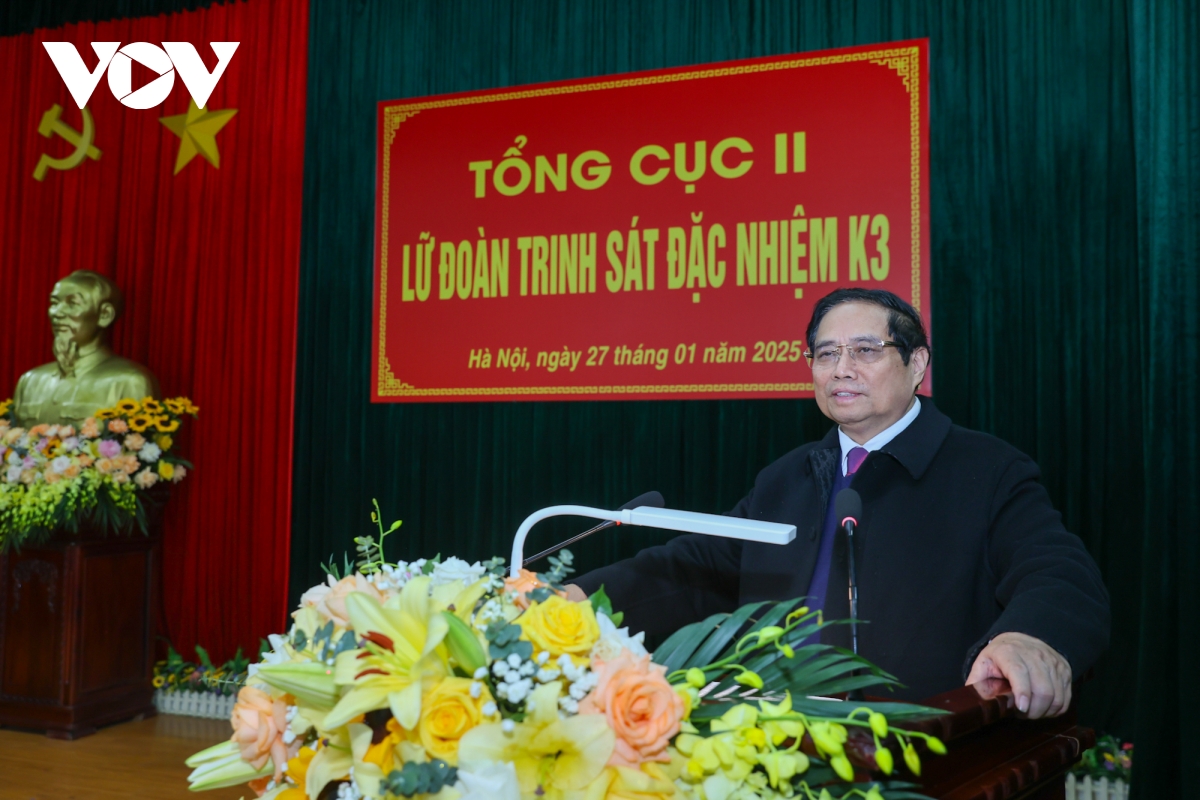 Thủ tướng chúc Tết và kiểm tra công tác ứng trực tại Lữ đoàn K3, Tổng cục II- Ảnh 2.