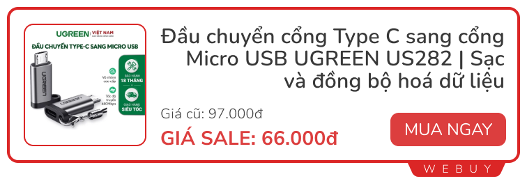 Đầu tuần lượm deal đồ công nghệ dùng xịn, làm quà tặng cũng ổn chỉ từ 66.000đ- Ảnh 1.