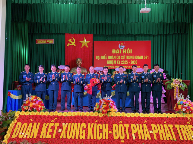 Đại hội Đo&agrave;n cơ sở Trung đo&agrave;n 591 nhiệm kỳ 2025-2030- Ảnh 2.