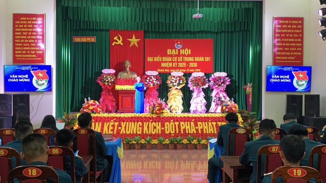 Đại hội Đo&agrave;n cơ sở Trung đo&agrave;n 591 nhiệm kỳ 2025-2030- Ảnh 3.