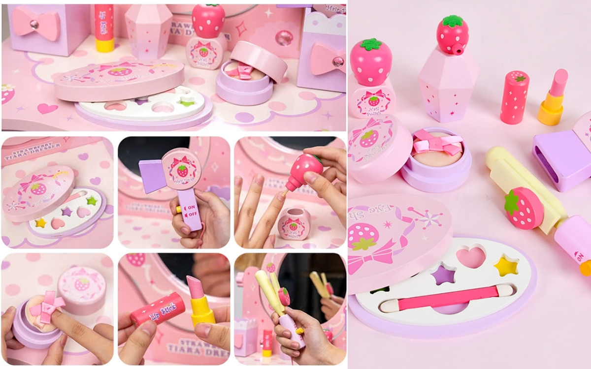 Con gái Đông Nhi hơn 1 tuổi đã "mê phấn son", có riêng bàn makeup xinh như công chúa- Ảnh 5. Con gái Đông Nhi hơn 1 tuổi đã "mê phấn son", có riêng bàn makeup xinh như công chúa- Ảnh 5.